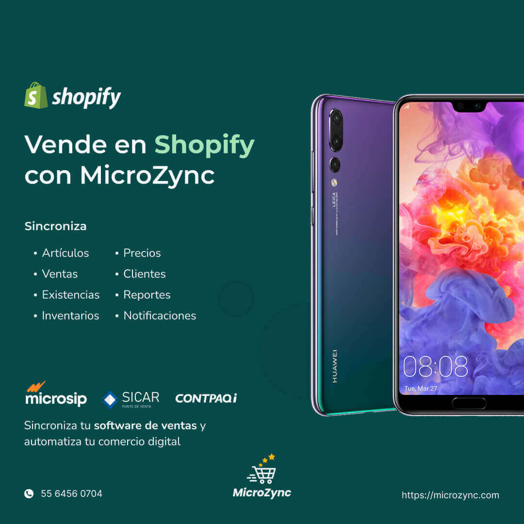 Vende en Shopify con Microzync