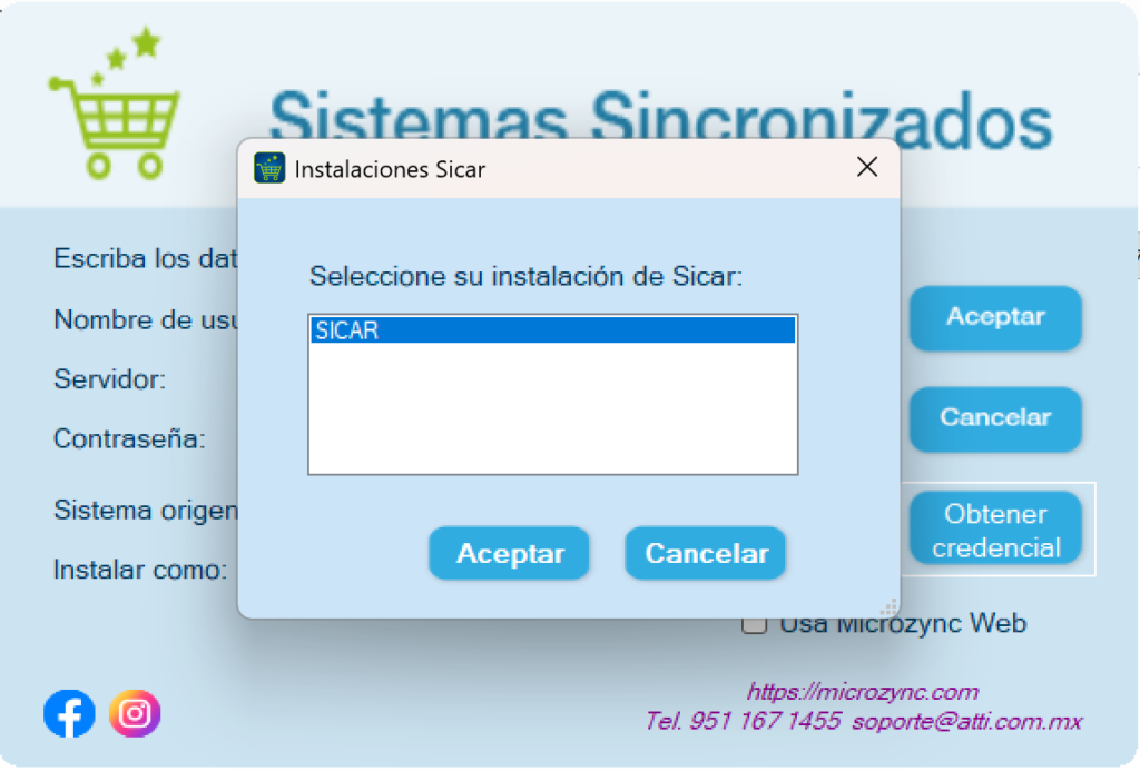 MicroZync &mdash;Picture &mdash; Instalación y activación del sistema Microzync