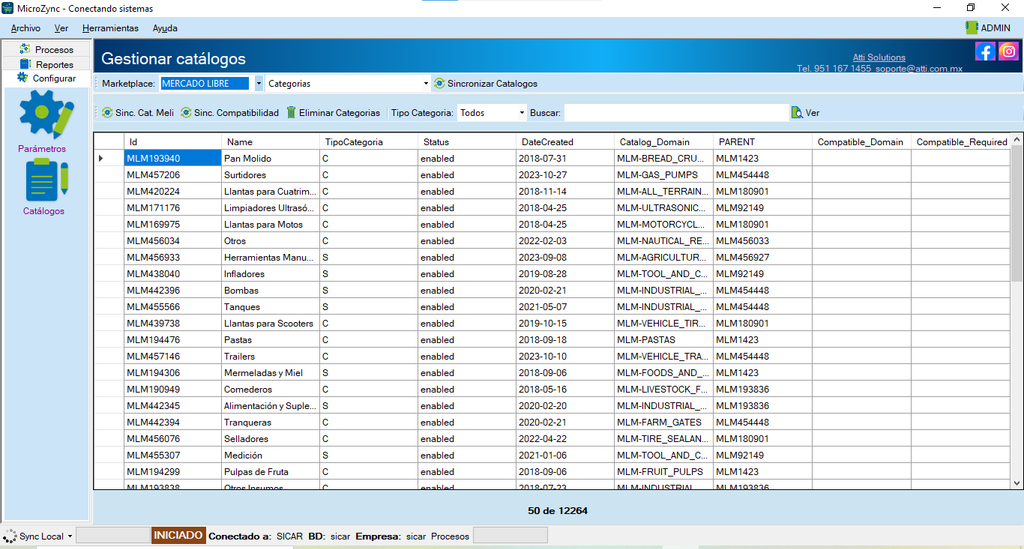 MicroZync &mdash;Picture &mdash; Conecta Sicar 4 con Mercado Libre