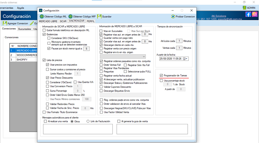 MicroZync &mdash;Picture &mdash; Tareas programadas y Tablero en Microzync