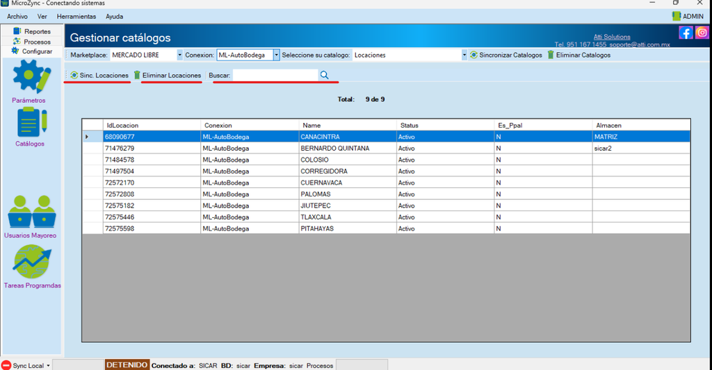 MicroZync &mdash;Picture &mdash; Conecta Sicar 4 con Mercado Libre