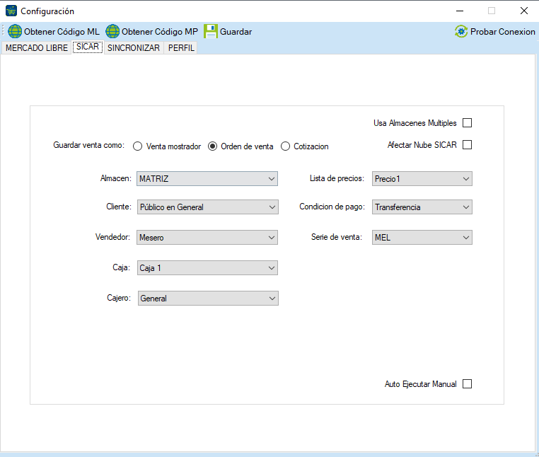MicroZync &mdash;Picture &mdash; Conecta Sicar 4 con Mercado Libre