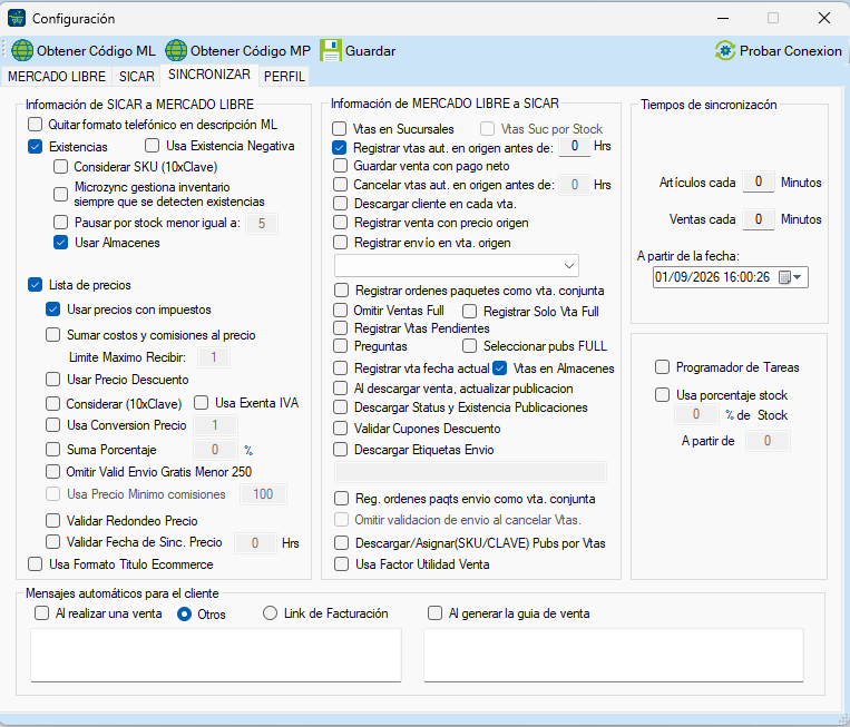 MicroZync &mdash;Picture &mdash; Conecta Sicar 4 con Mercado Libre