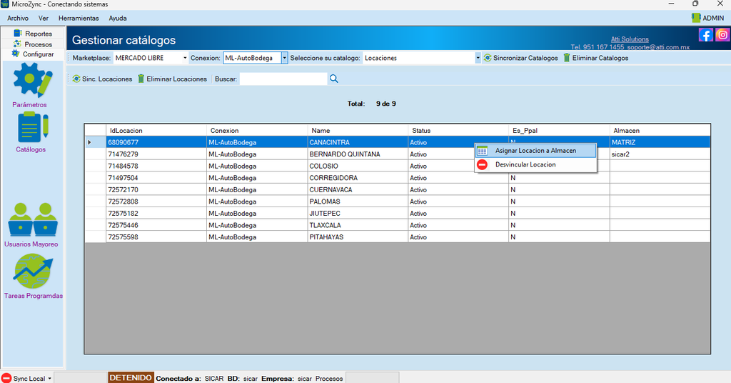MicroZync &mdash;Picture &mdash; Conecta Sicar 4 con Mercado Libre