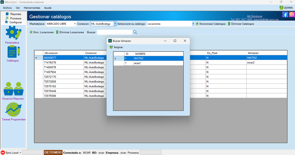 MicroZync &mdash;Picture &mdash; Conecta Sicar 4 con Mercado Libre