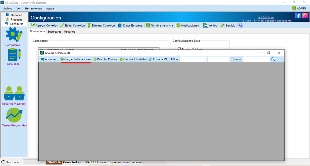 MicroZync &mdash;Picture &mdash; Conecta Sicar 4 con Mercado Libre