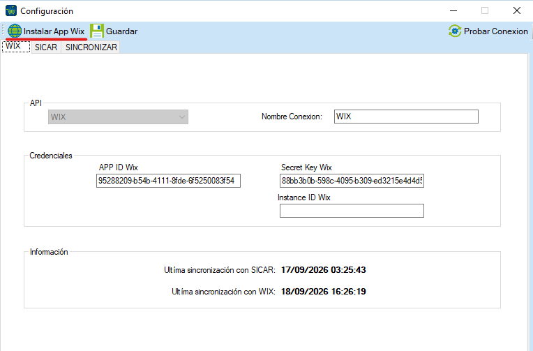 Conecta Sicar 4 con Wix 2 MicroZync —Picture — Conecta Sicar 4 con Wix