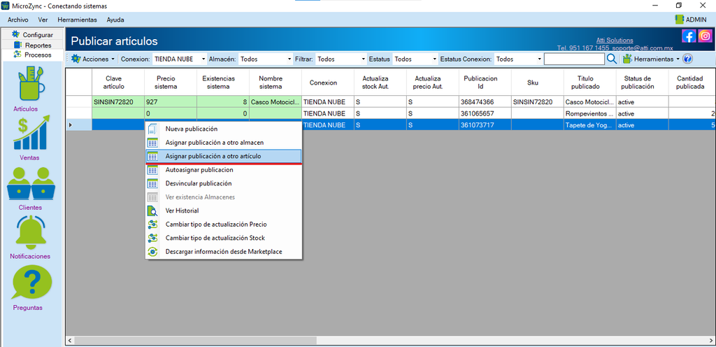 MicroZync &mdash;Picture &mdash; Conecta Microsip con Tienda Nube