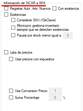 Conecta Sicar 4 con Wix 7 MicroZync —Picture — Conecta Sicar 4 con Wix