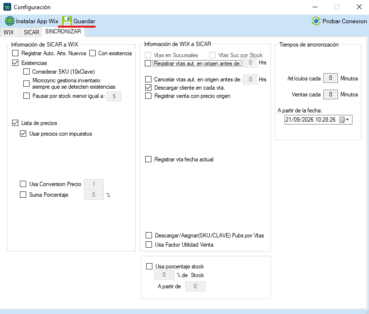 Conecta Sicar 4 con Wix 10 MicroZync —Picture — Conecta Sicar 4 con Wix