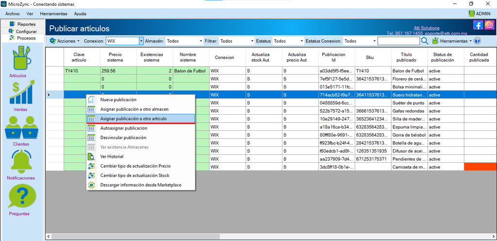 Conecta Sicar 4 con Wix 32 MicroZync —Picture — Conecta Sicar 4 con Wix