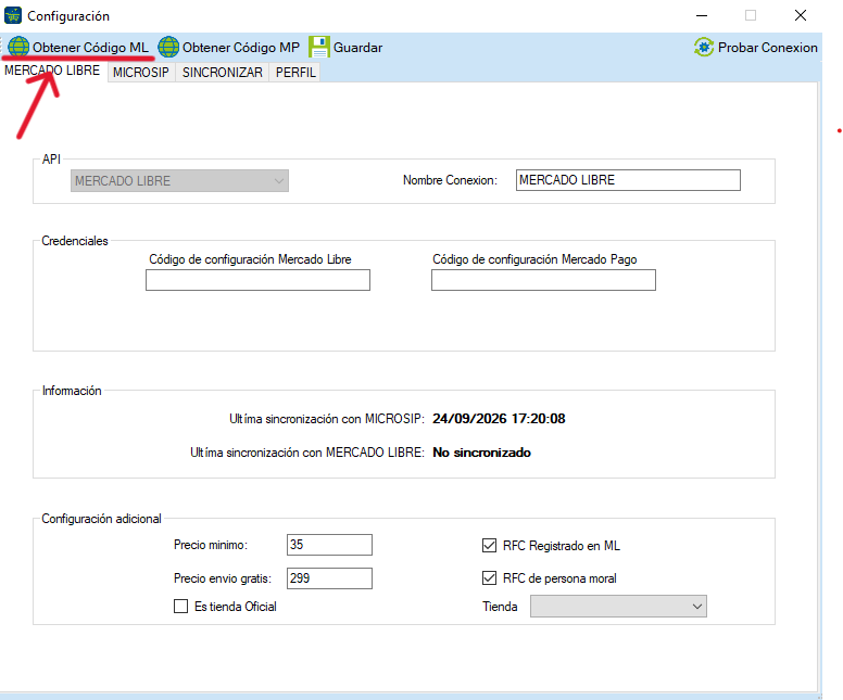 Conectar Microsip con Mercado Libre 2 MicroZync —Picture — Conectar Microsip con Mercado Libre
