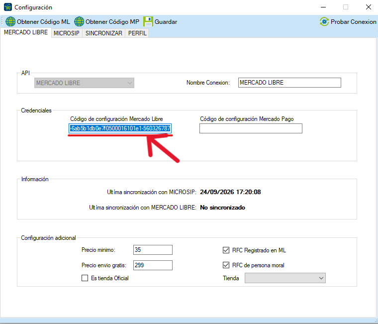 Conectar Microsip con Mercado Libre 4 MicroZync —Picture — Conectar Microsip con Mercado Libre