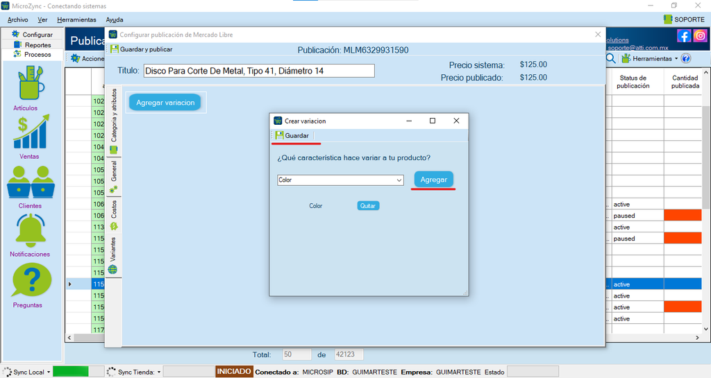 Conectar Microsip con Mercado Libre 55 MicroZync —Picture — Conectar Microsip con Mercado Libre