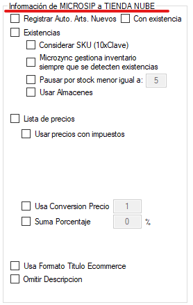 MicroZync &mdash;Picture &mdash; Conecta Microsip con Tienda Nube