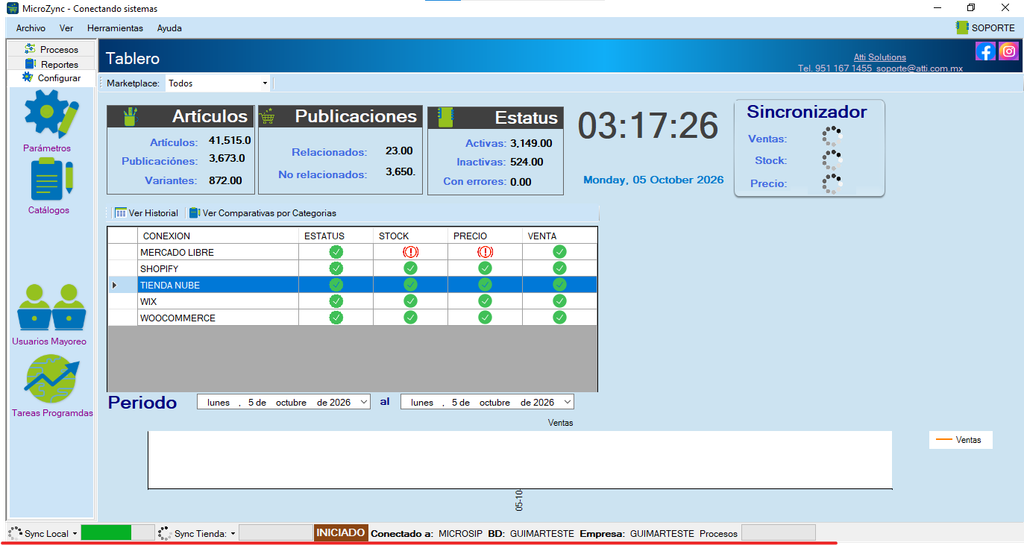 MicroZync &mdash;Picture &mdash; Conecta Microsip con Tienda Nube