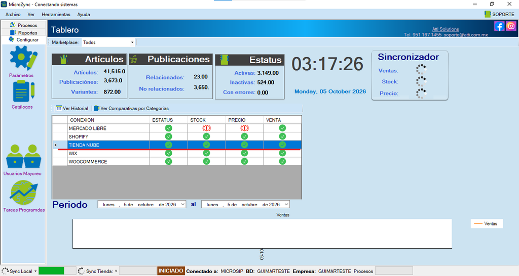 MicroZync &mdash;Picture &mdash; Conecta Microsip con Tienda Nube