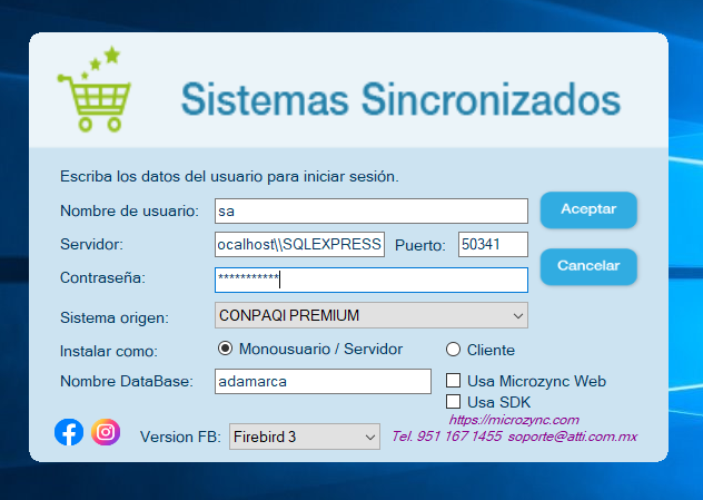 MicroZync &mdash;Picture &mdash; Instalación y activación del sistema Microzync