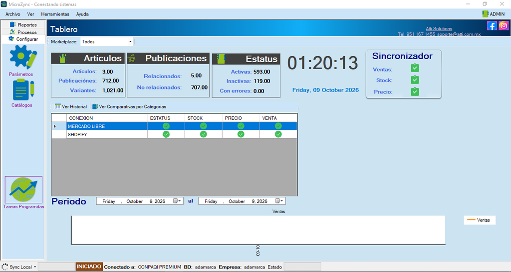 MicroZync &mdash;Picture &mdash; Conectar Contpaqi con Mercado Libre