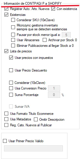 MicroZync &mdash;Picture &mdash; Conectar Contpaqi con Shopify