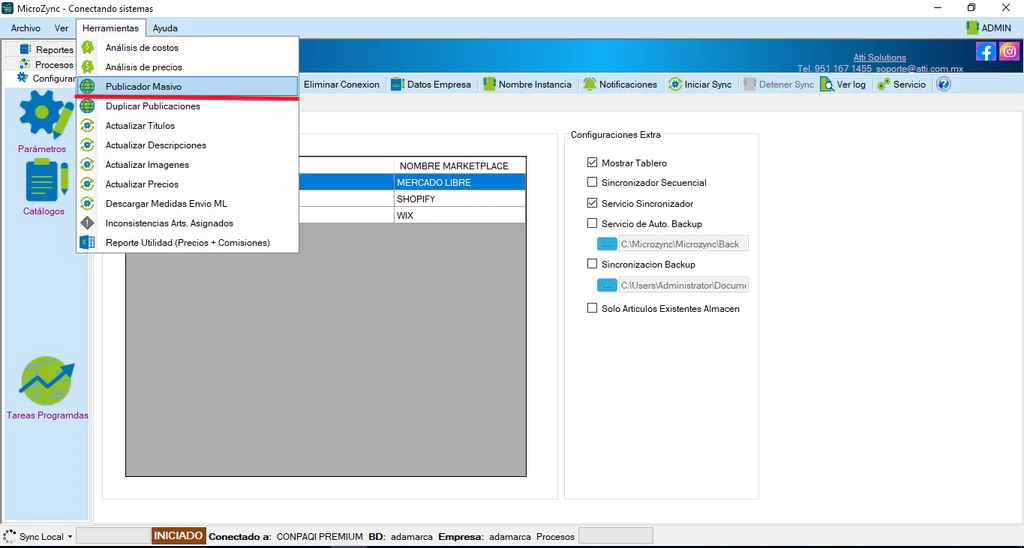 MicroZync &mdash;Picture &mdash; Conecta Contpaqi con Wix